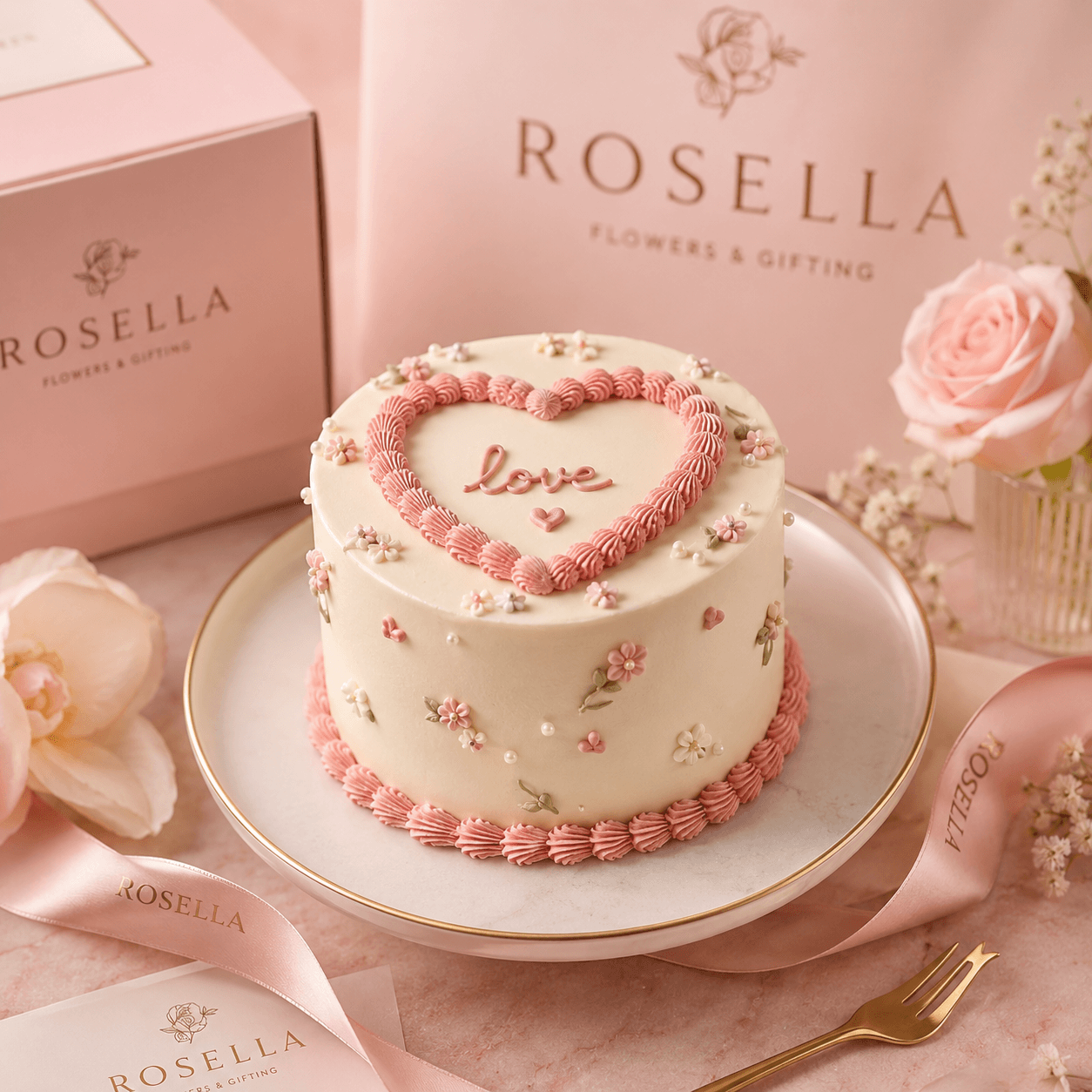 Mini Bento Cake mini celebration cake with a mini bento cake by Rosella Flowers & Gifting in Polokwane