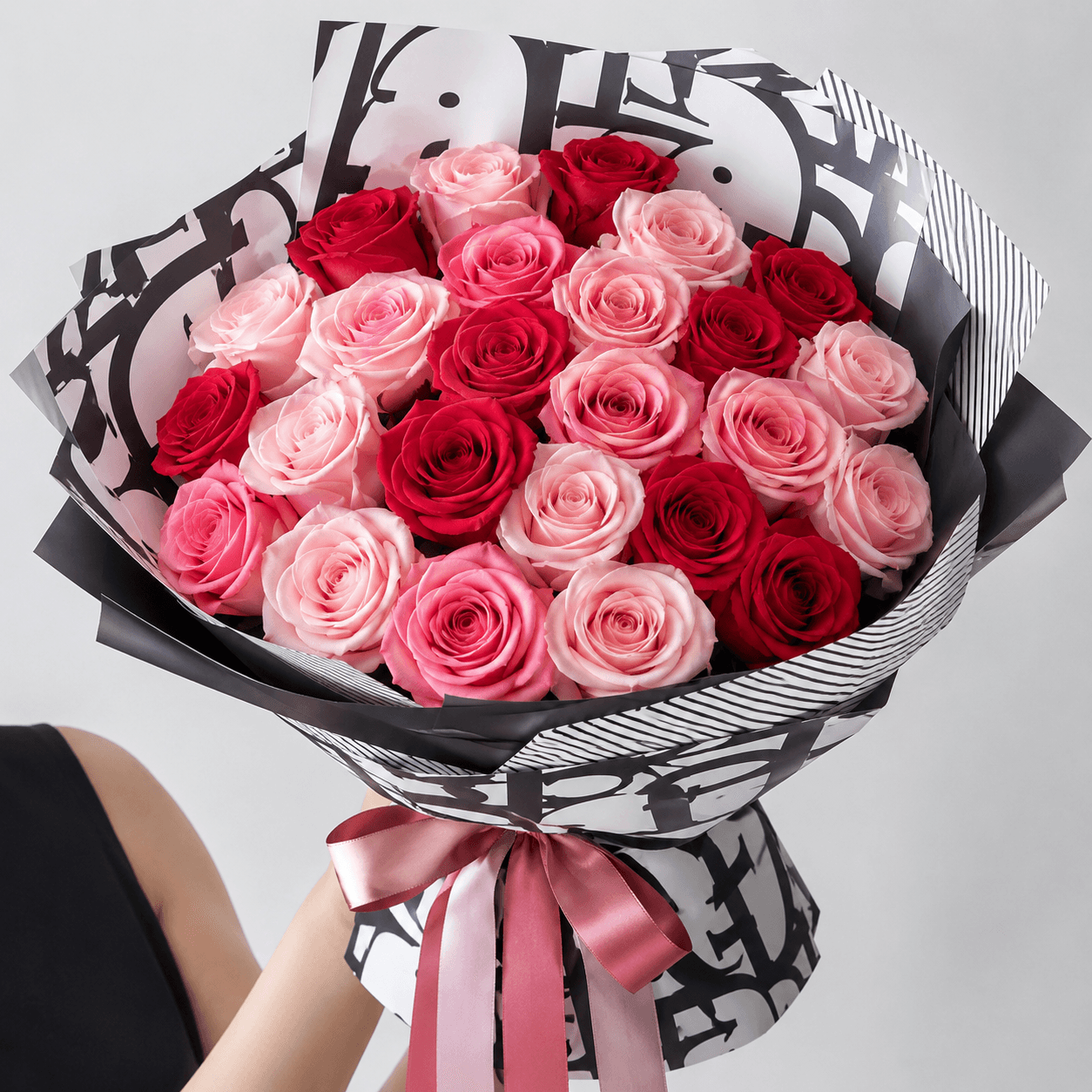 Signature Rosella Arrangement premium rose bouquet with premium roses by Rosella Flowers & Gifting in Polokwane