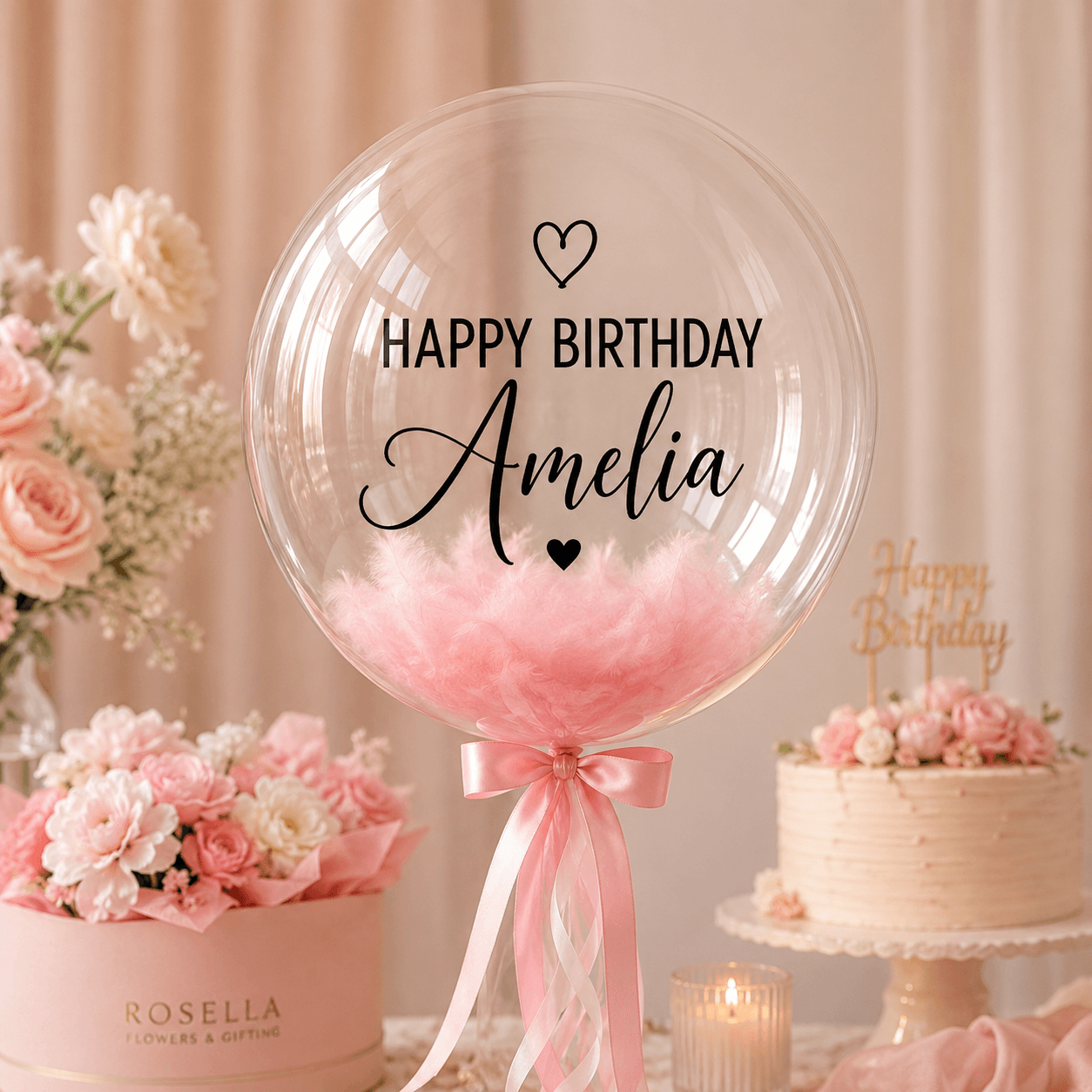 Birthday Balloon balloon gift add-on with a birthday balloon by Rosella Flowers & Gifting in Polokwane