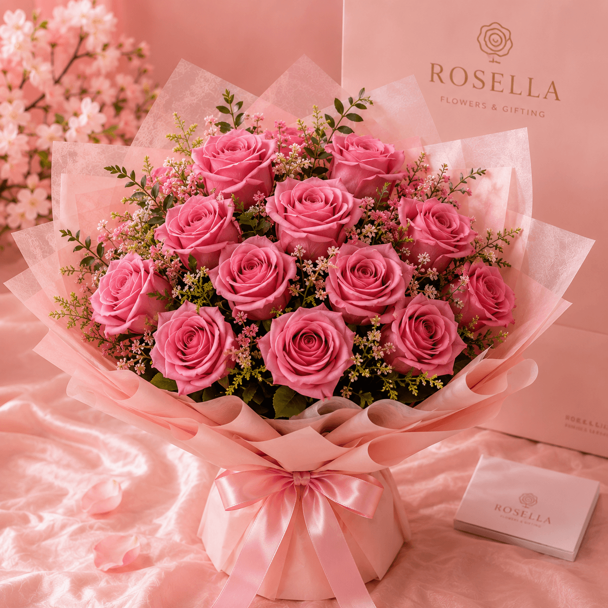 Blush Apology Bouquet blush rose bouquet with blush roses by Rosella Flowers & Gifting in Polokwane