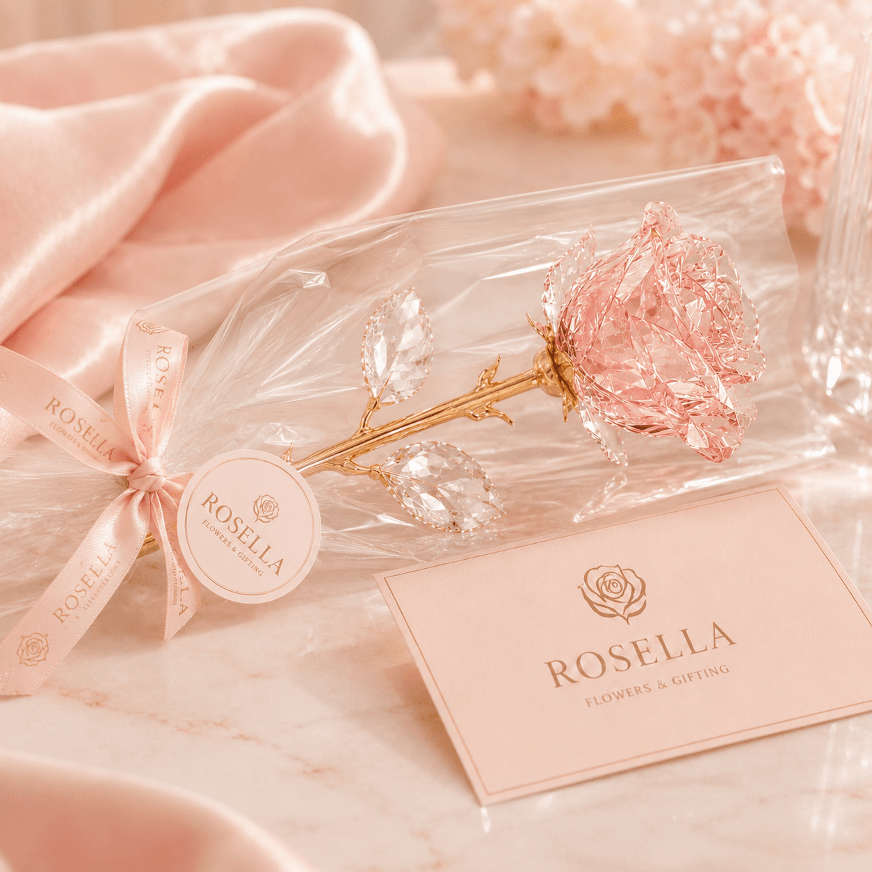 Forever Rose with Card forever rose keepsake with a preserved forever rose keepsake and a message card by Rosella Flowers & Gifting in Polokwane