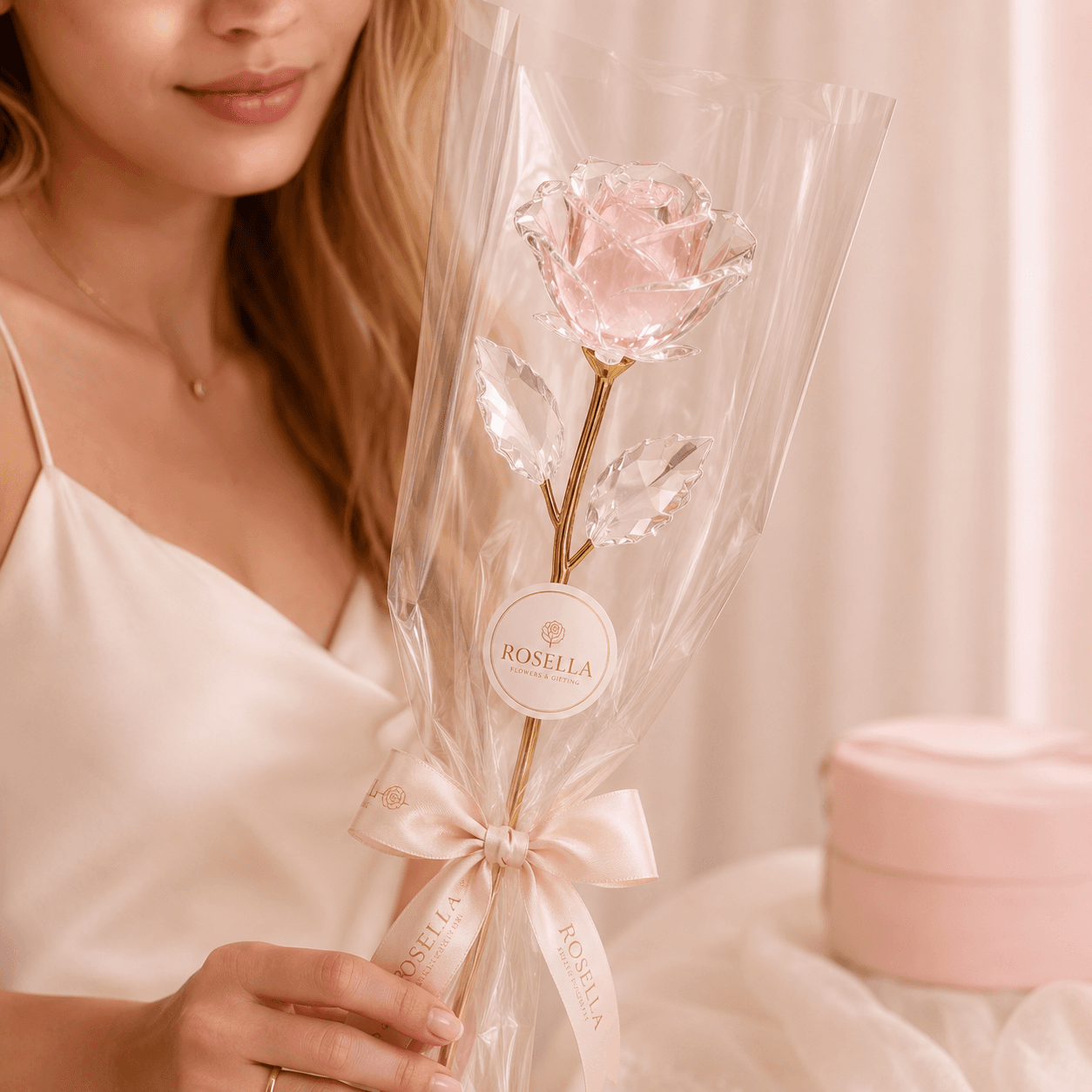 Forever Rose Add-On forever rose keepsake with a preserved forever rose keepsake by Rosella Flowers & Gifting in Polokwane