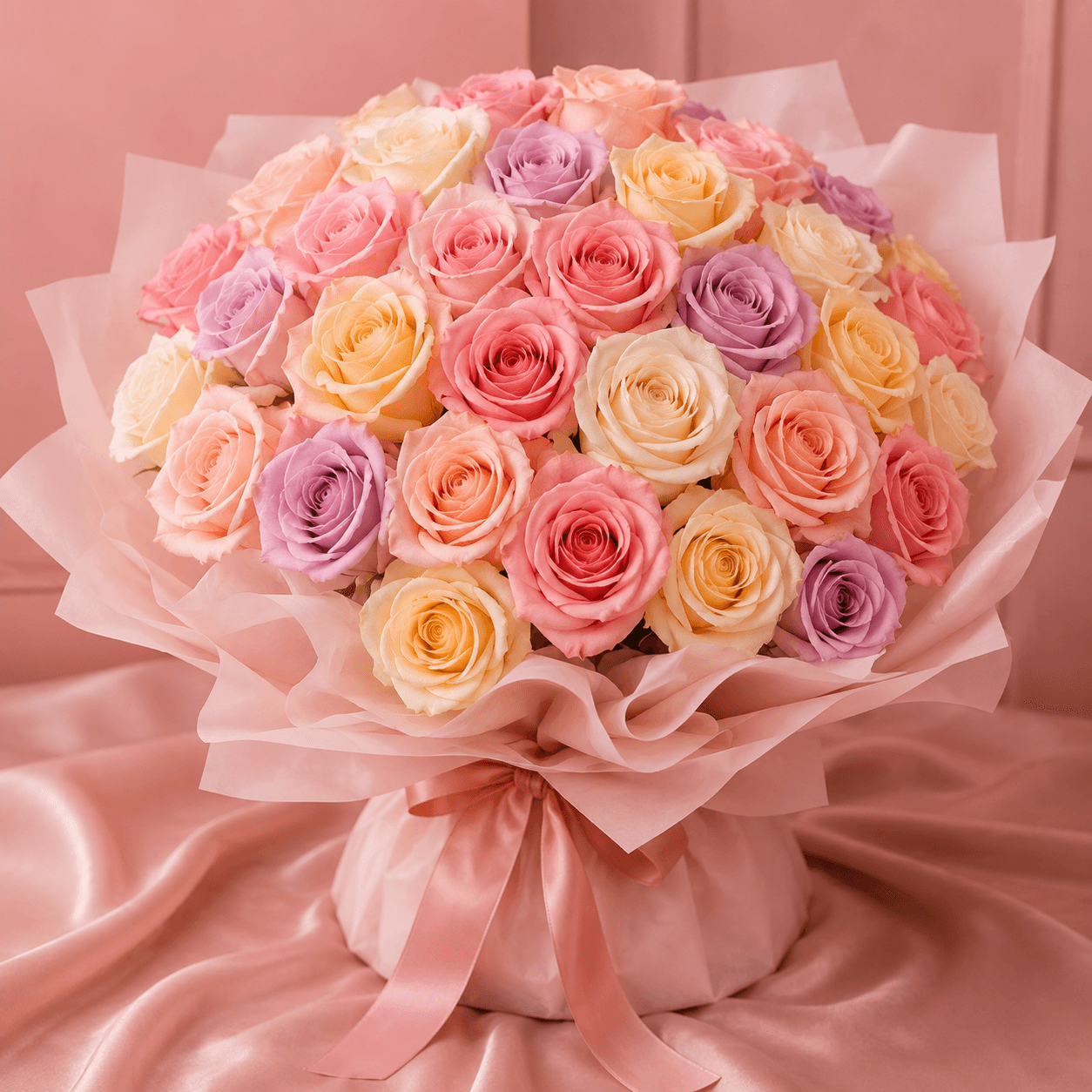 Sympathy Bundle flower and gift bundle with cream roses by Rosella Flowers & Gifting in Polokwane